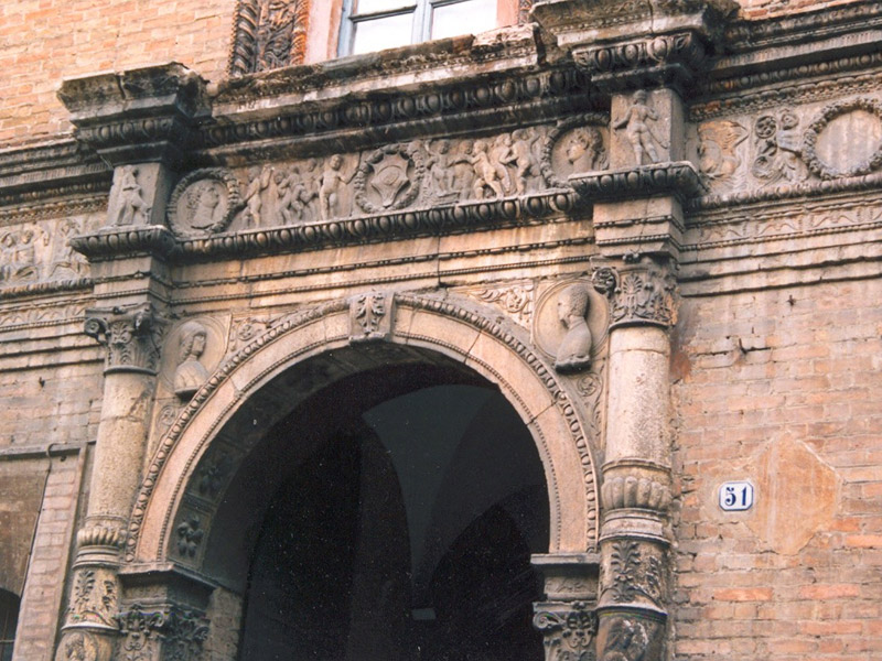 palazzo Mozzanica - Lodi - portale